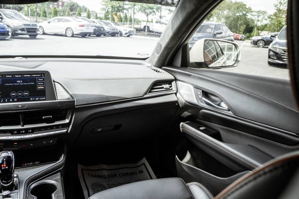Used 2022 Cadillac CT4 V w/ Navigation Package RWD image 16