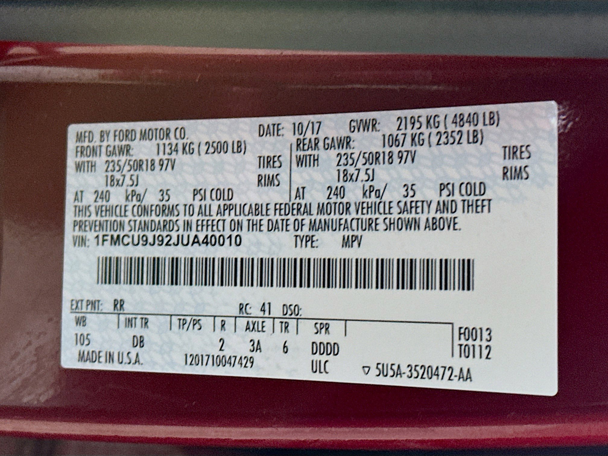 Used 2018 Ford Escape Titanium image 31