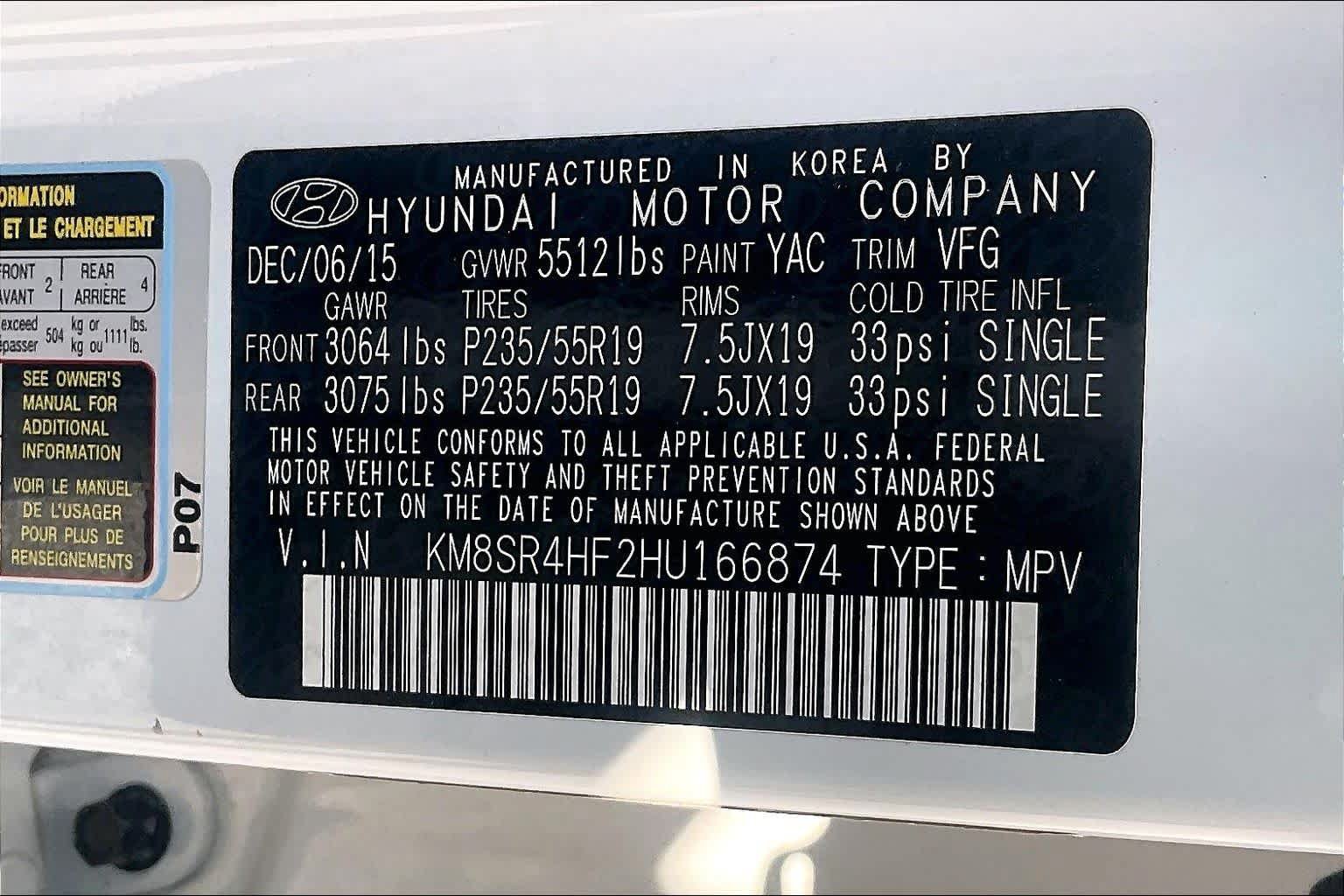 Used 2017 Hyundai Santa Fe Limited FWD image 31