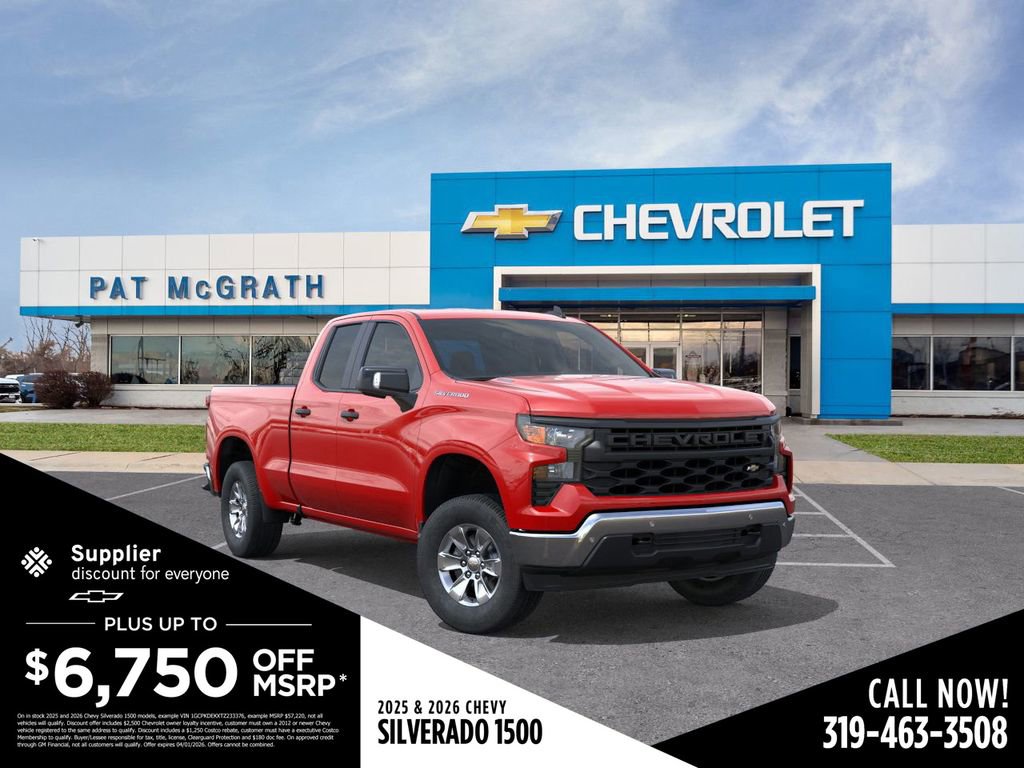 New 2026 Chevrolet Silverado 1500 W/T image 1