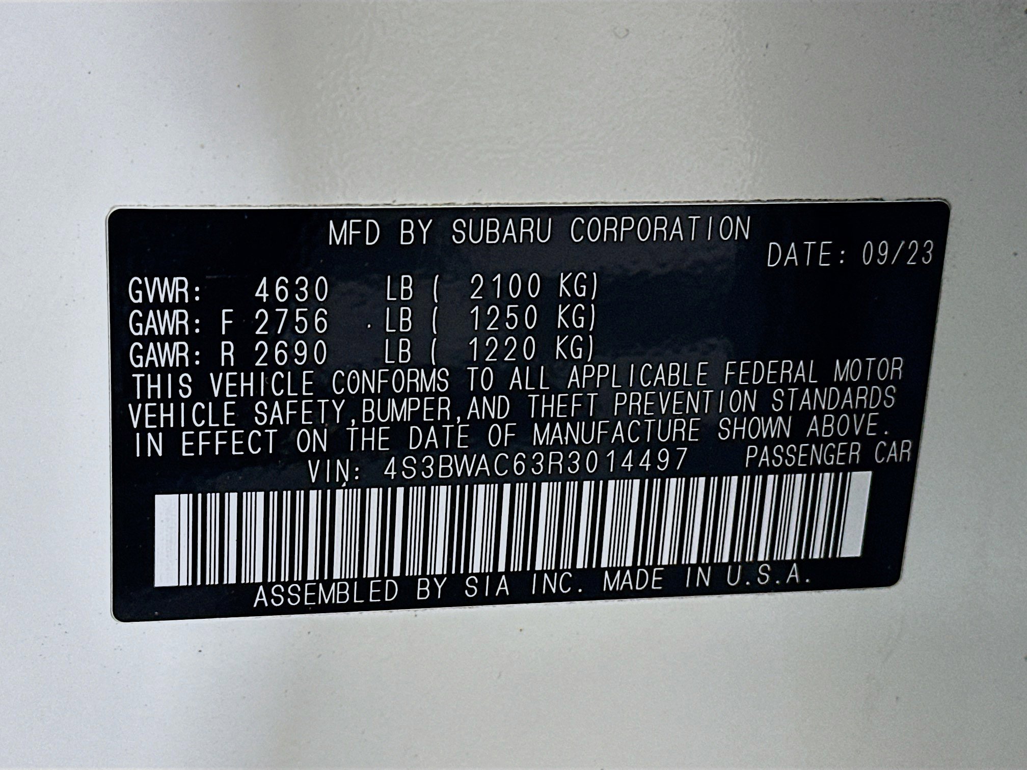 Used 2024 Subaru Legacy Premium image 12