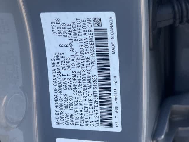 Certified 2026 Honda Civic Sport image 22