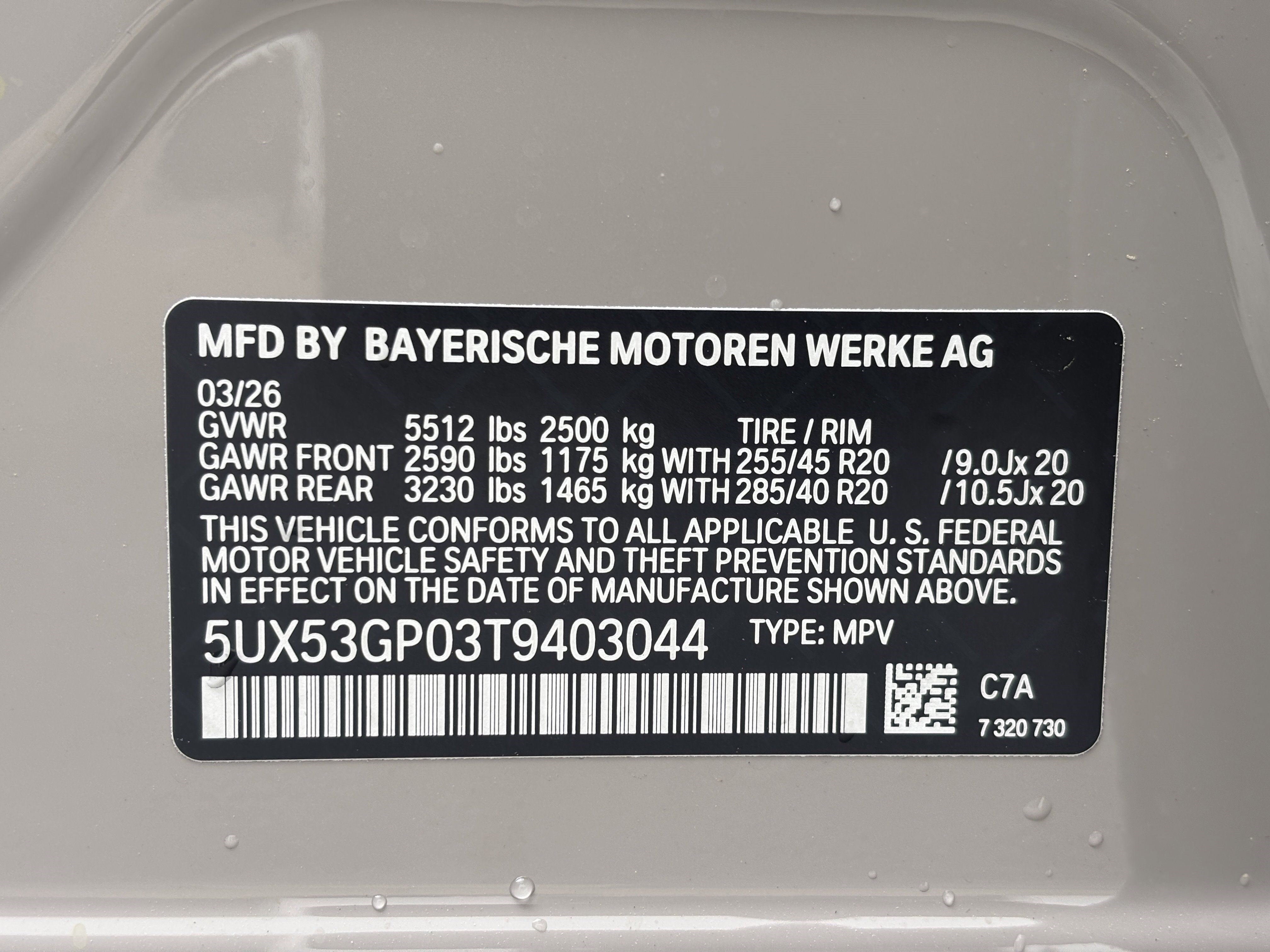 Used 2026 BMW X3 xDrive30i w/ Convenience Package AWD/4WD image 30