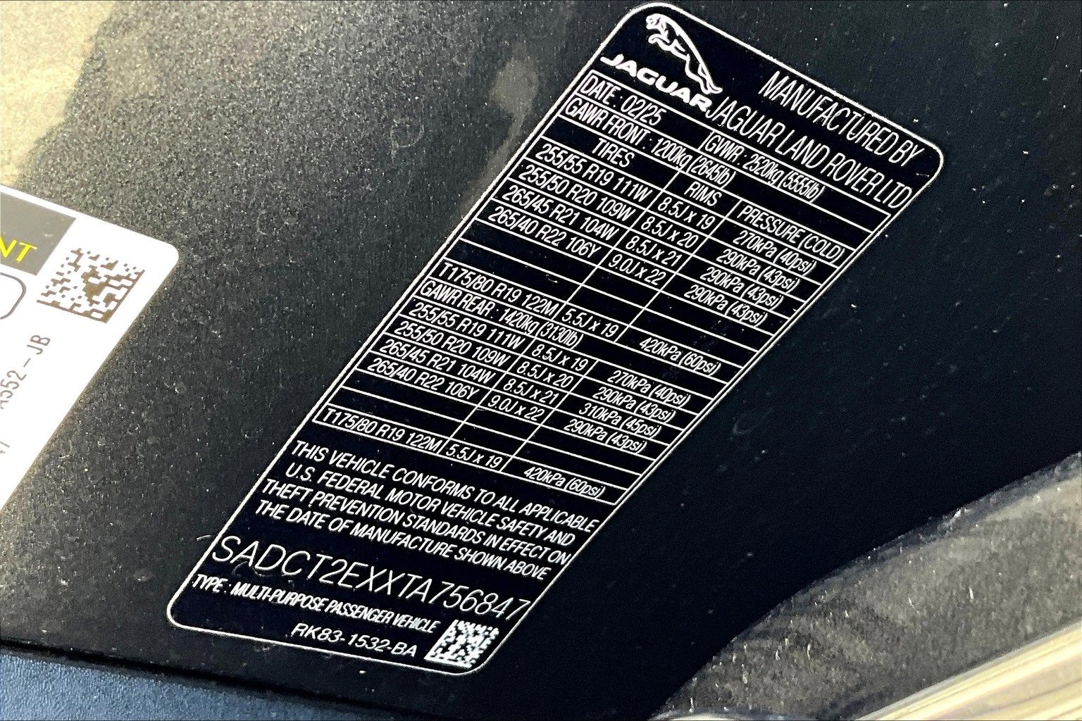 New 2026 Jaguar F-PACE R-Dynamic S image 13