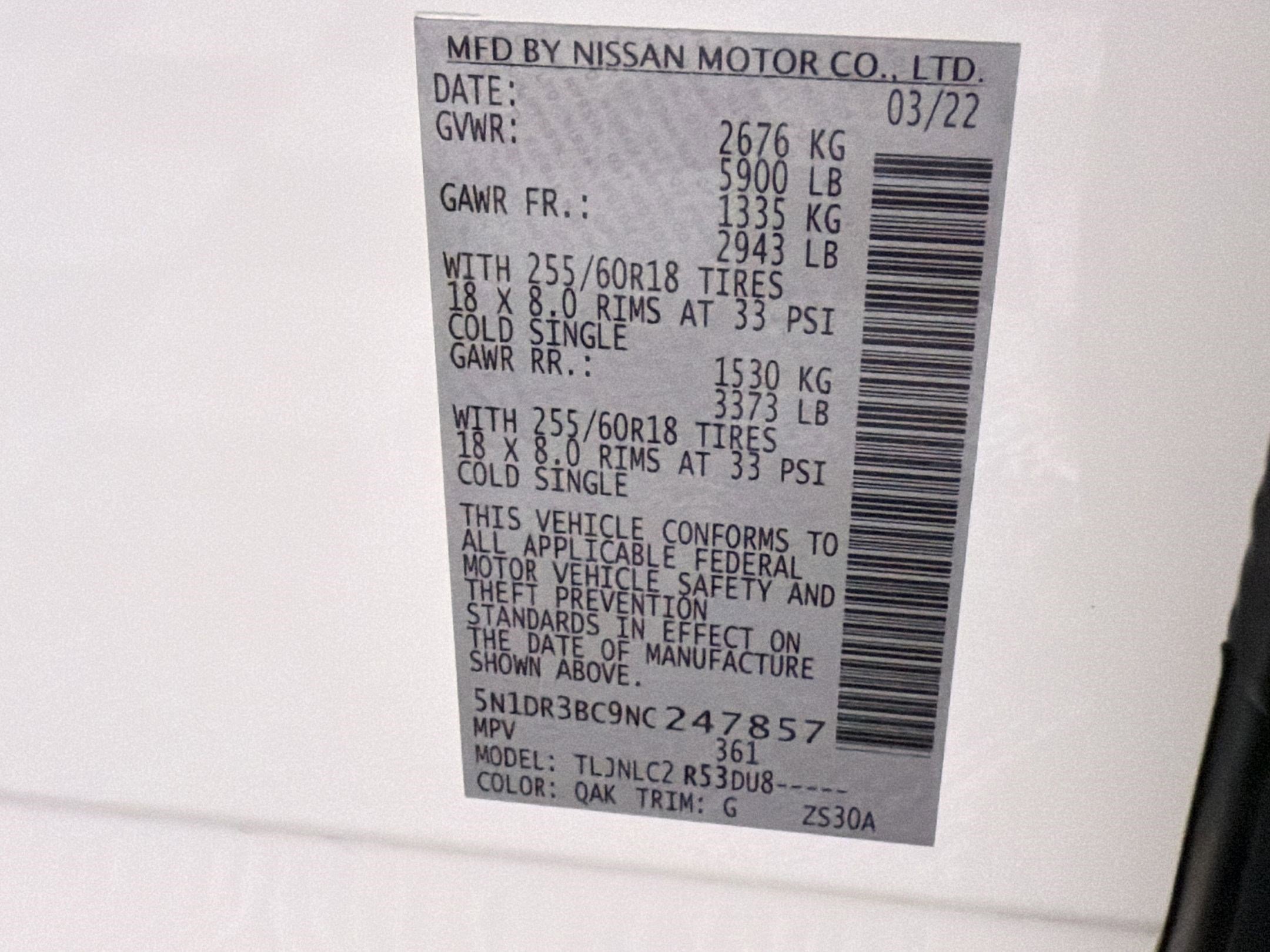 Used 2022 Nissan Pathfinder SV image 17