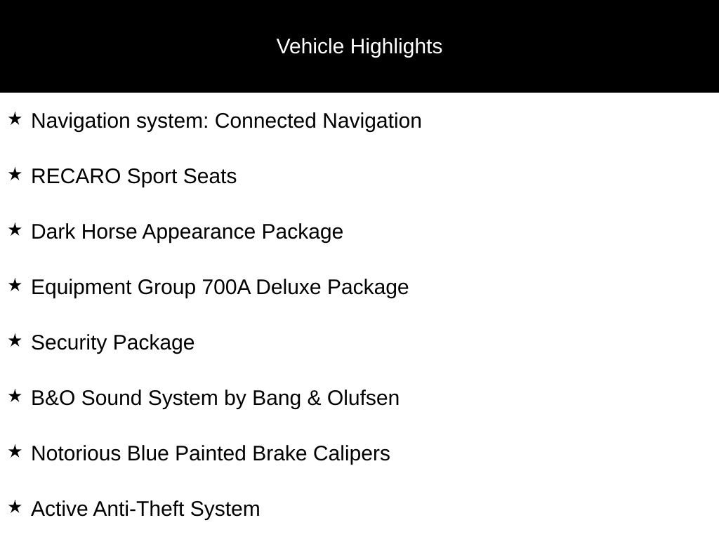 New 2025 Ford Mustang Dark Horse image 4