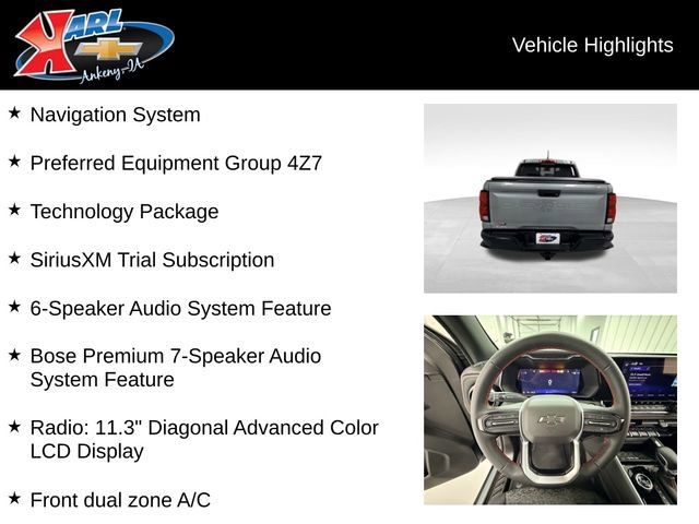 Certified 2025 Chevrolet Colorado Z71 w/ Technology Package AWD/4WD image 2