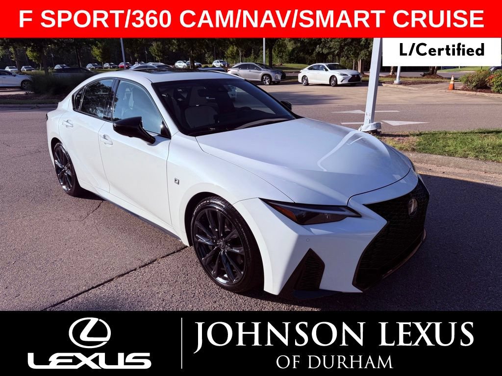 Certified 2025 Lexus IS 350 F Sport w/ Navigation Package RWD image 1