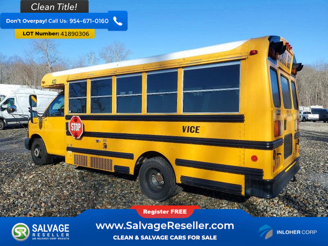 Used 2012 Chevrolet Express 3500 Extended w/ School Bus Package RWD image 4