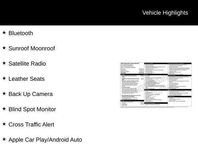 Used 2023 Chevrolet Traverse RS image 4