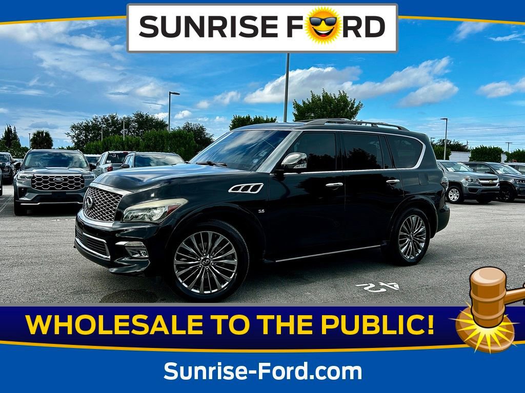 Used 2016 INFINITI QX80 Limited w/ All Season Package
