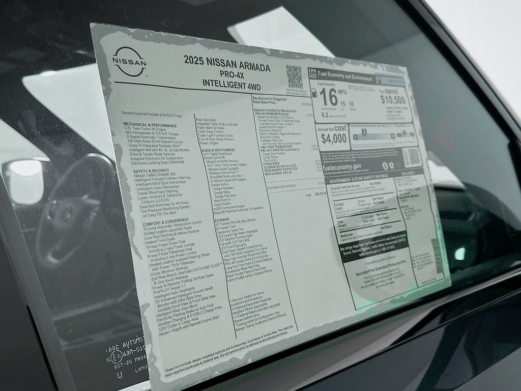 New 2025 Nissan Armada PRO-4X w/ Pro-4X Premium Package image 13