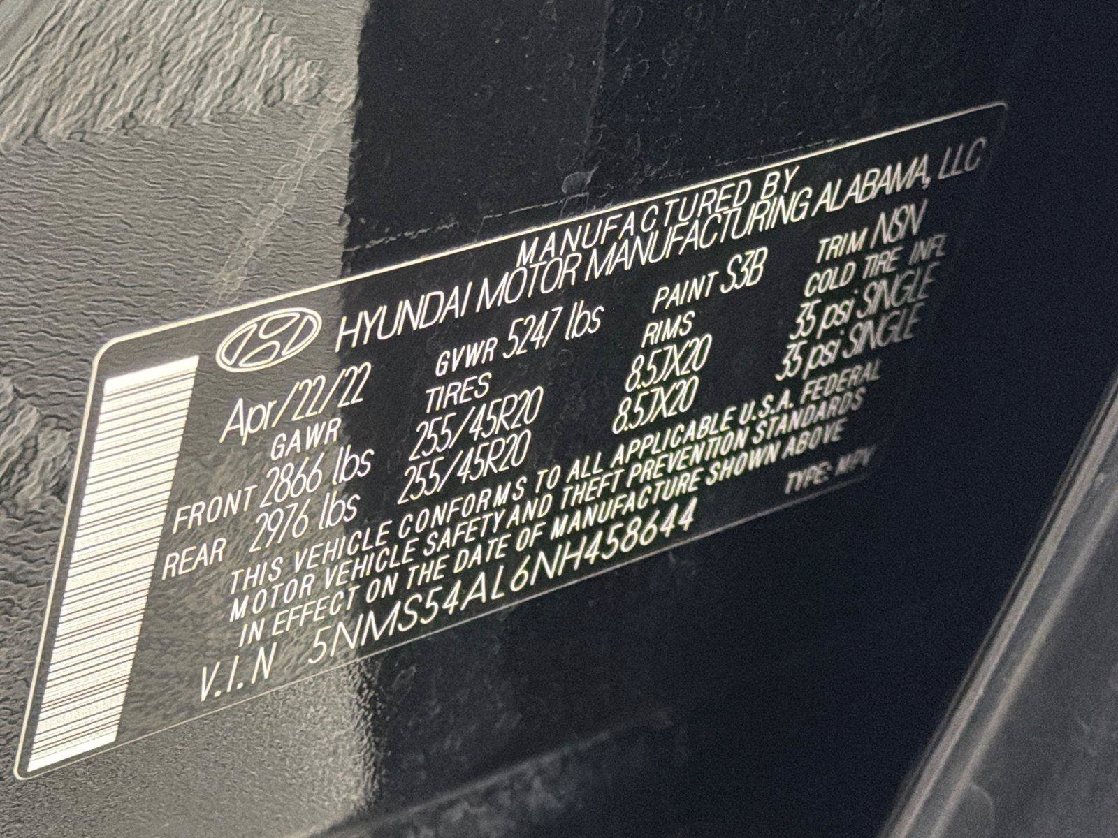 Used 2022 Hyundai Santa Fe Calligraphy FWD image 31