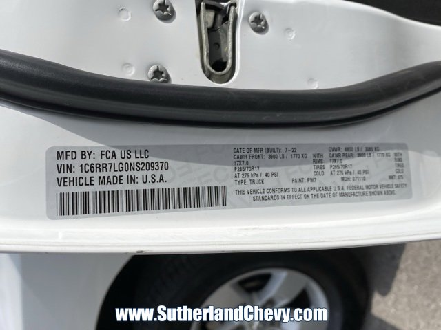 Used 2022 RAM 1500 Classic SLT w/ Electronics Group image 45