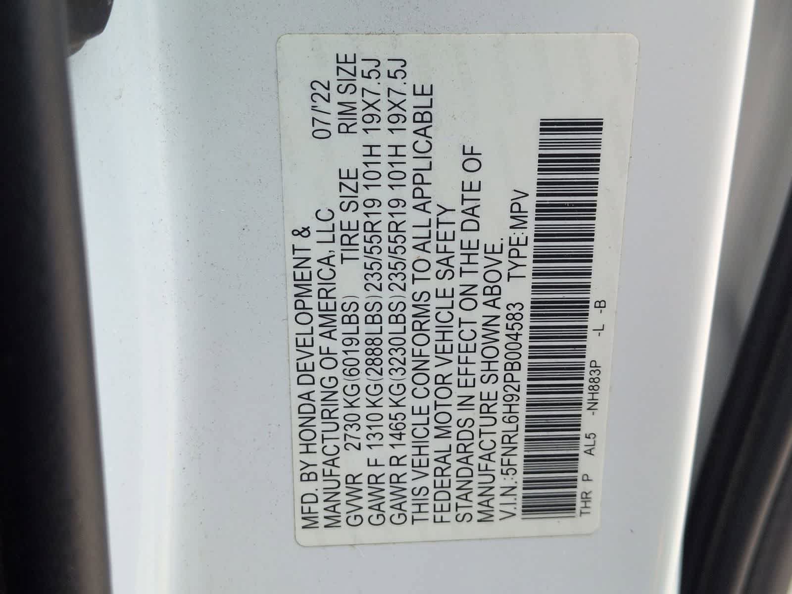 Used 2023 Honda Odyssey Elite image 35