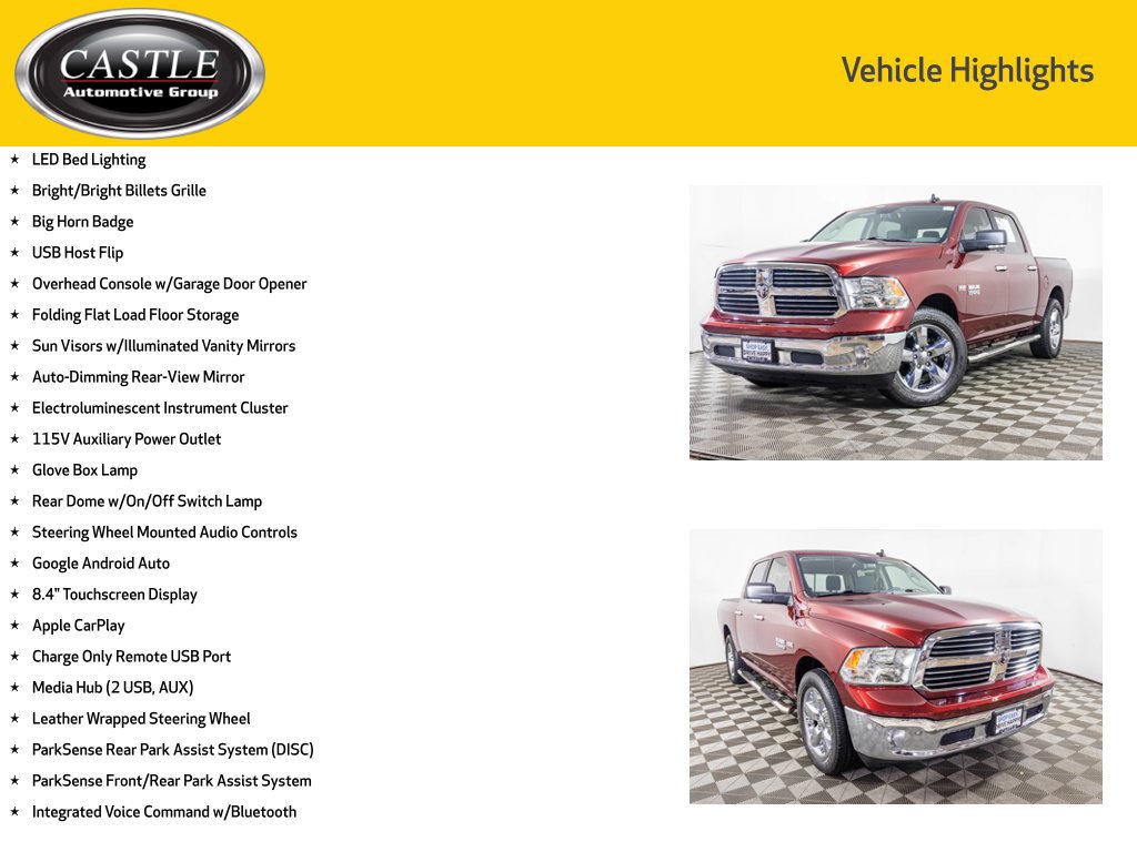 Used 2018 RAM 1500 Big Horn RWD image 16
