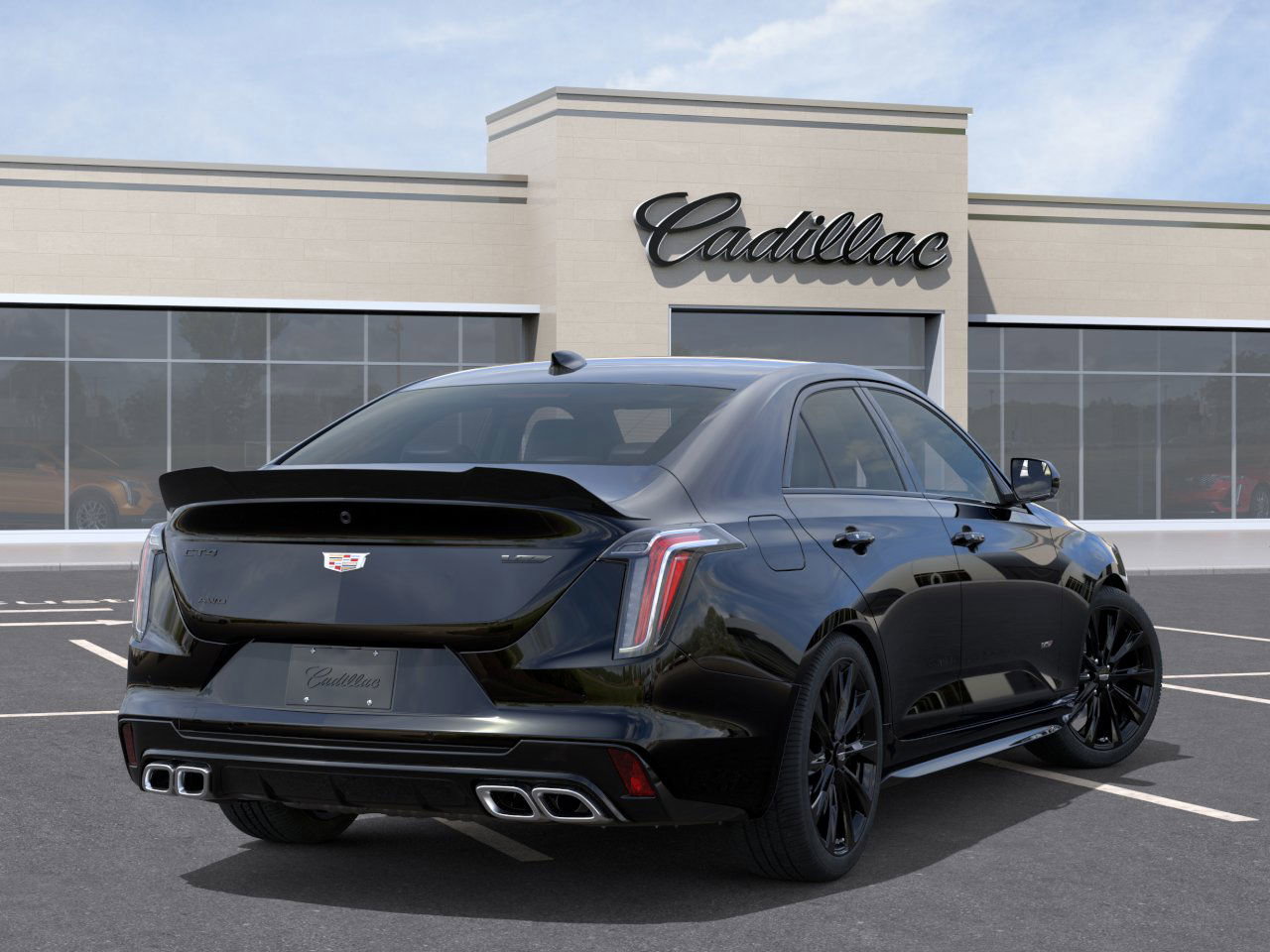 New 2026 Cadillac CT4 V w/ LPO, ONYX Package image 4