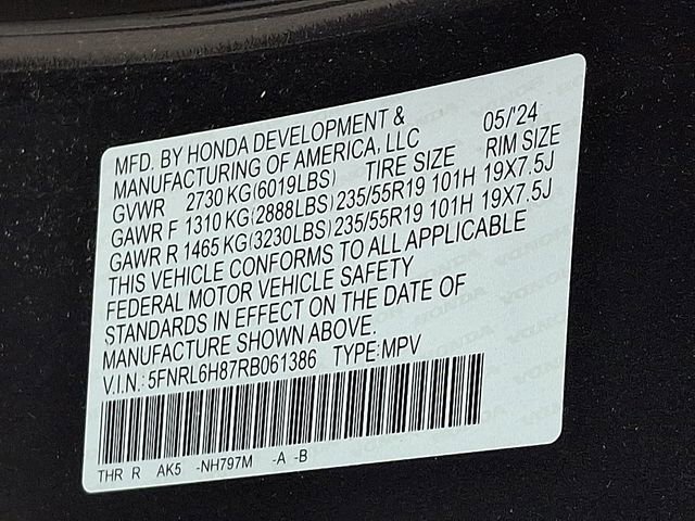 Certified 2024 Honda Odyssey Touring image 27