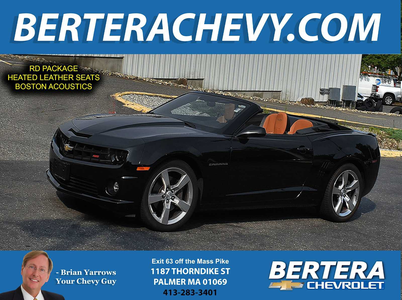 Used 2013 Chevrolet Camaro SS w/ RS Package RWD image 1