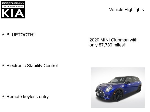 Used 2020 MINI Cooper Clubman S AWD/4WD image 8