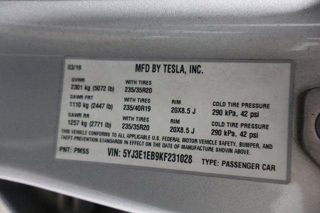 Used 2019 Tesla Model 3 Long Range AWD/4WD image 36