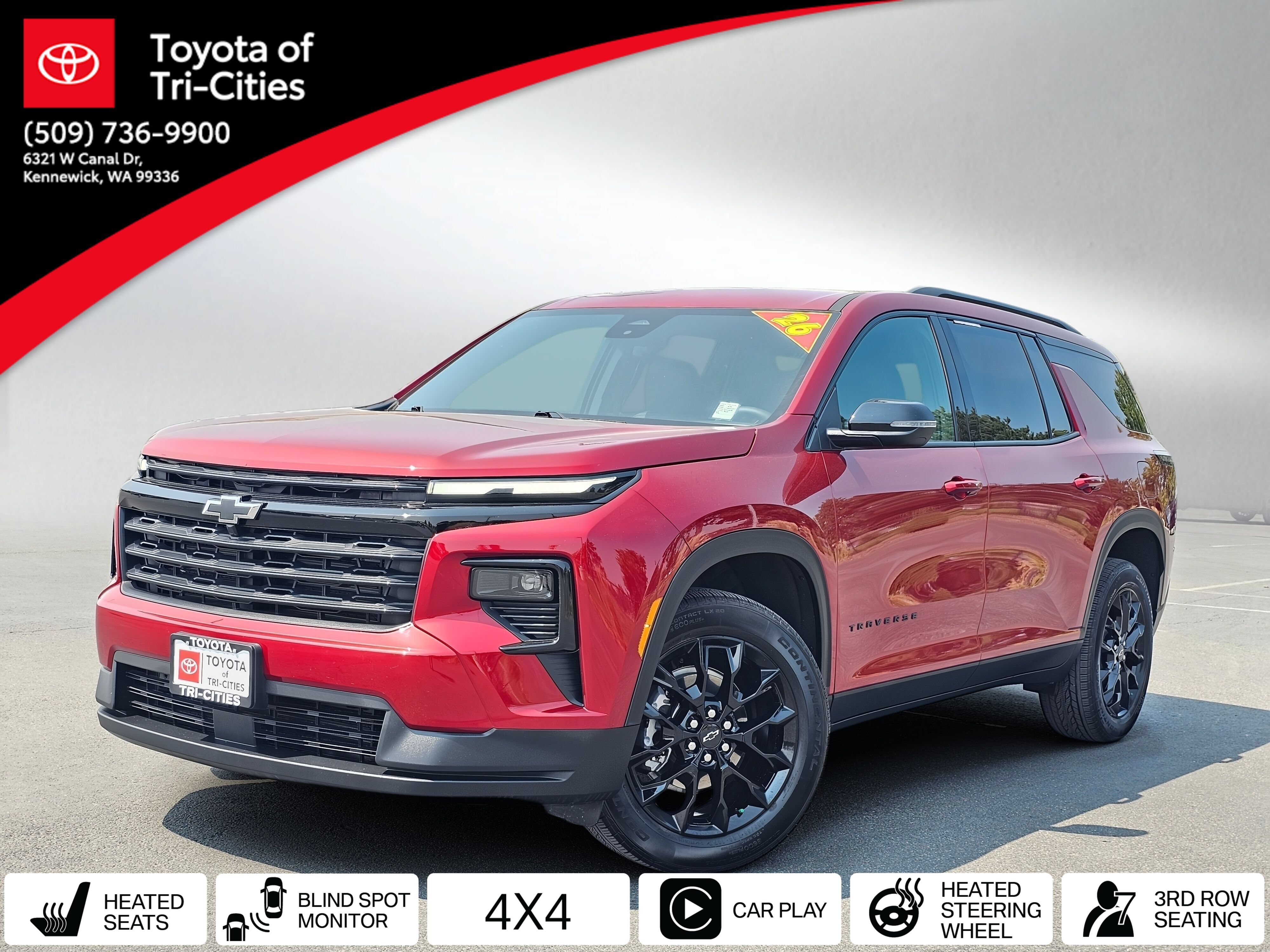 Used 2026 Chevrolet Traverse LT w/ Midnight/Sport Edition