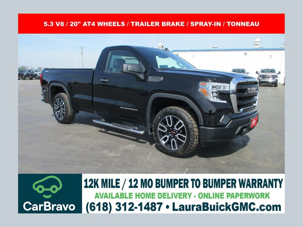 Used 2021 GMC Sierra 1500 4x4 Regular Cab w/ Sierra Value Package image 1