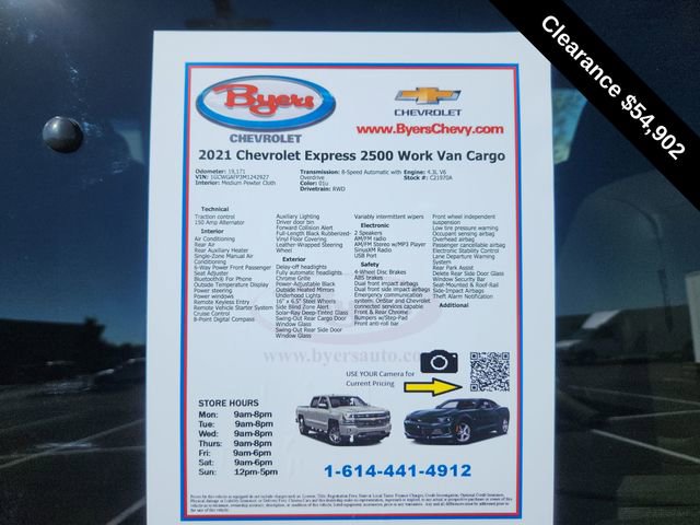 Used 2021 Chevrolet Express 2500 image 10