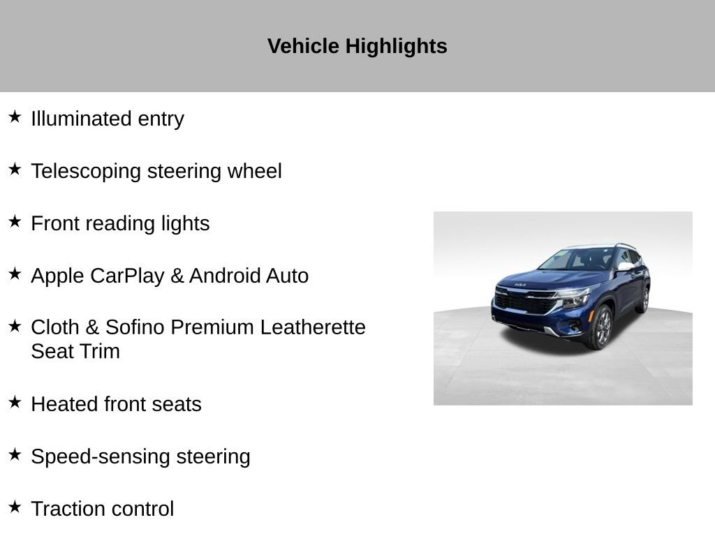 Certified 2024 Kia Seltos S AWD/4WD image 55