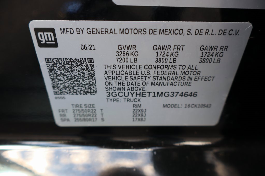 Used 2021 Chevrolet Silverado 1500 High Country w/ Technology Package image 41