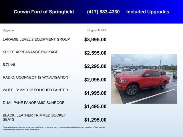 Used 2021 RAM 1500 Laramie AWD/4WD image 5