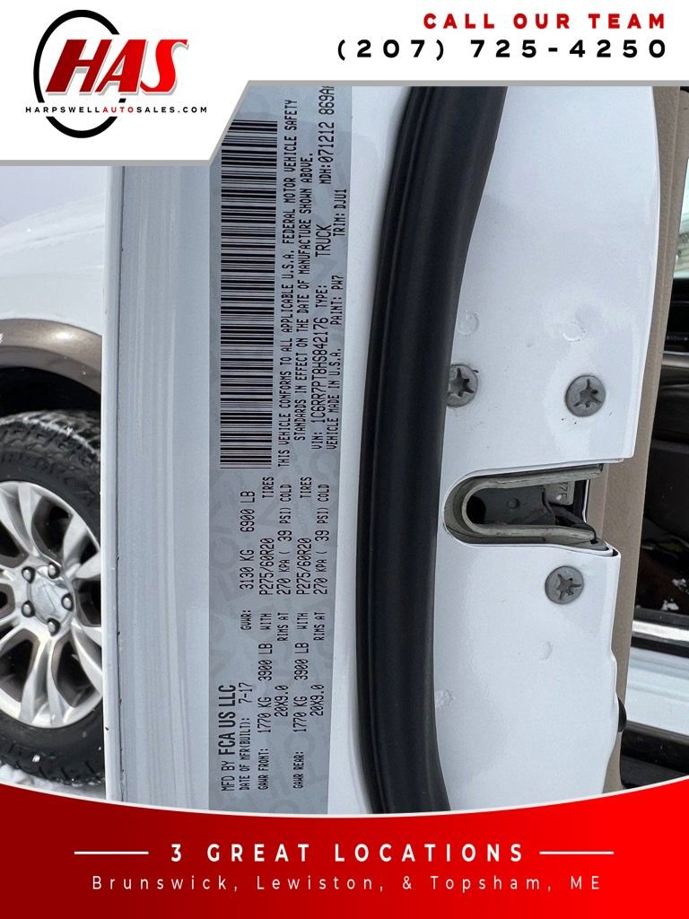 Used 2017 RAM 1500 Laramie Longhorn w/ Protection Group AWD/4WD image 16