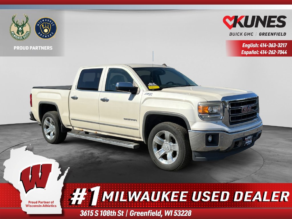 Used 2014 GMC Sierra 1500 SLT w/ SLT Crew Cab Value Package AWD/4WD image 1