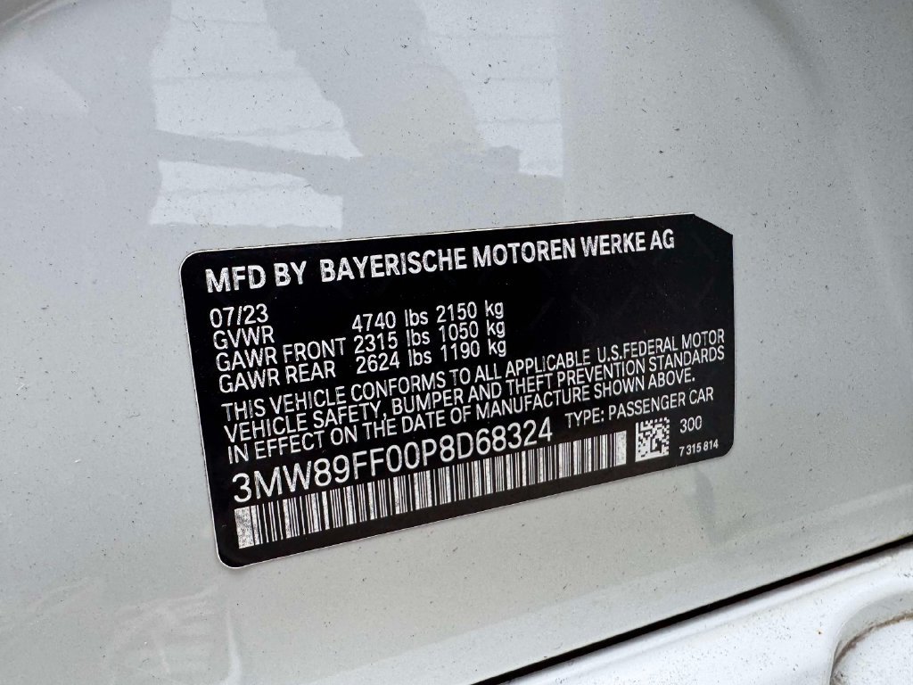 Certified 2023 BMW 330i xDrive Sedan w/ Parking Assistance Package AWD/4WD image 24