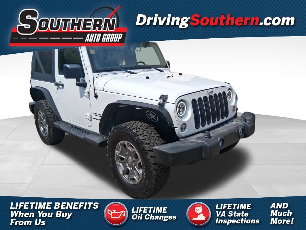 Used 2016 Jeep Wrangler Sport w/ Quick Order Package 24S AWD/4WD 360° Tour