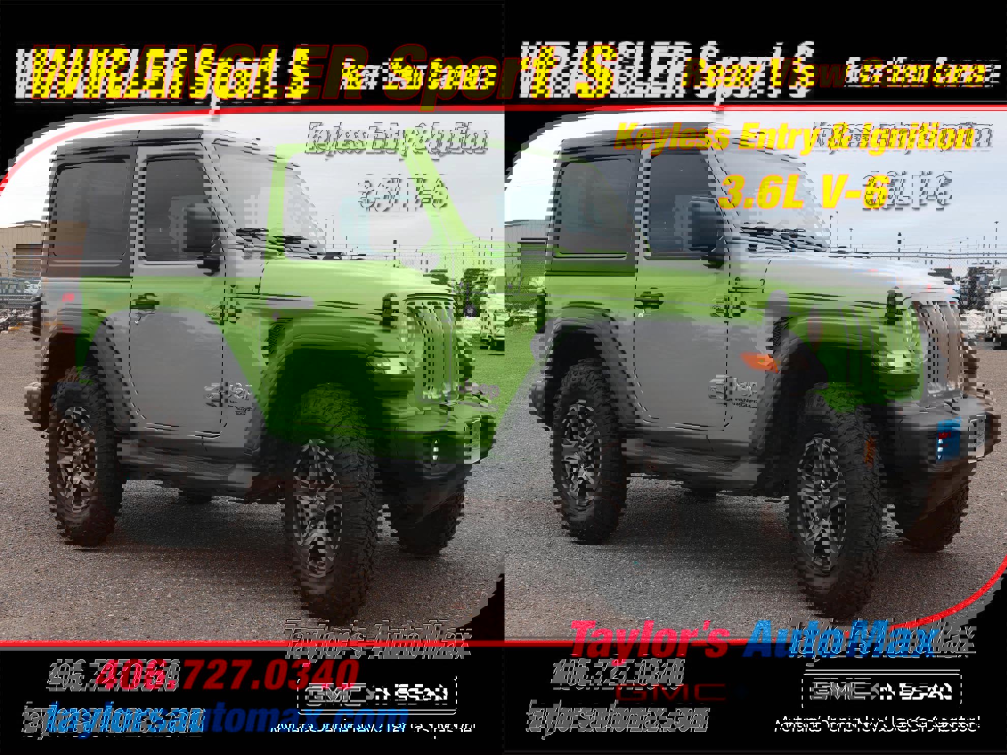 Used 2018 Jeep Wrangler Sport w/ Quick Order Package 24S image 1