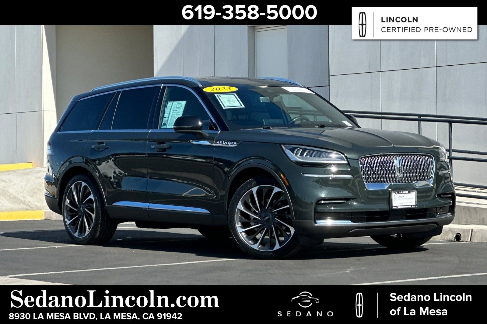 Certified 2023 Lincoln Aviator Reserve w/ Equipment Group 201A
