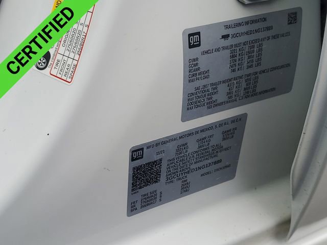 Certified 2022 Chevrolet Silverado 1500 High Country w/ Technology Package image 34