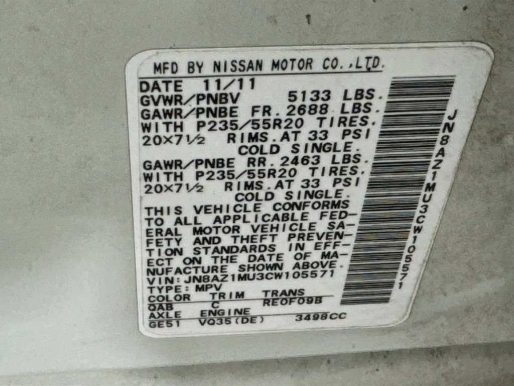 Used 2012 Nissan Murano LE FWD image 39