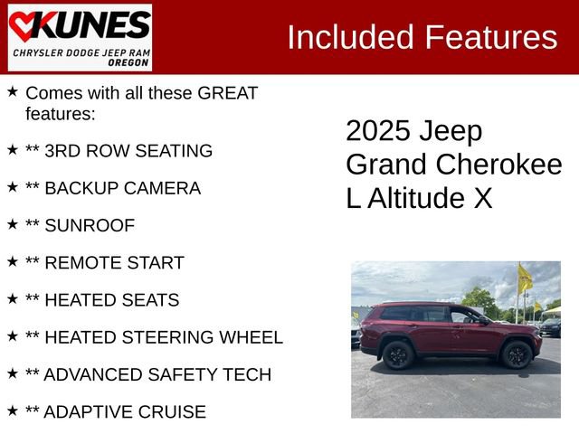 New 2025 Jeep Grand Cherokee L Altitude image 2