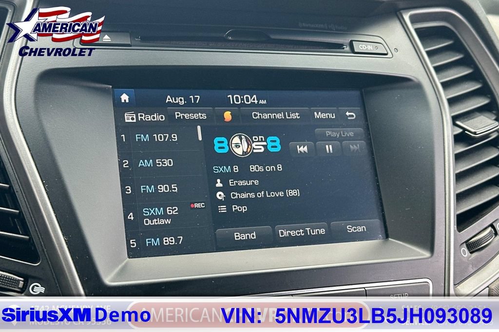 Used 2018 Hyundai Santa Fe Sport w/ 2.4L Value Package 02 FWD image 39