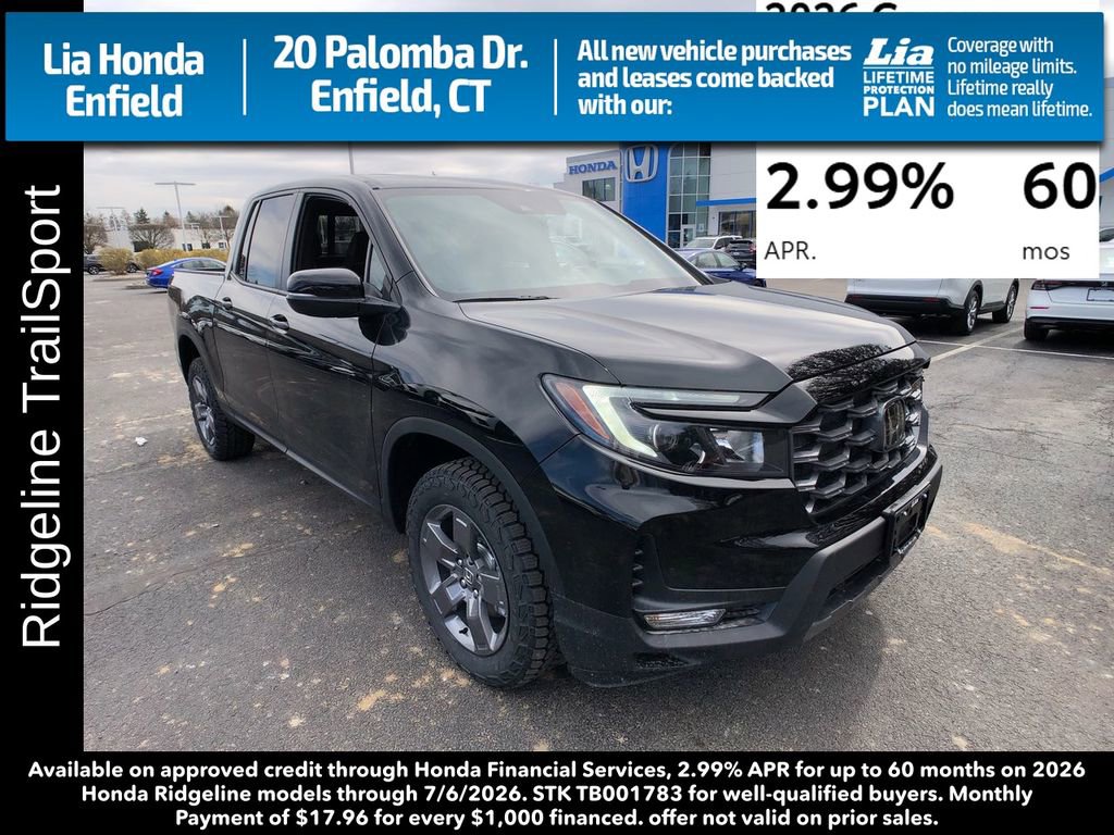 New 2026 Honda Ridgeline TrailSport