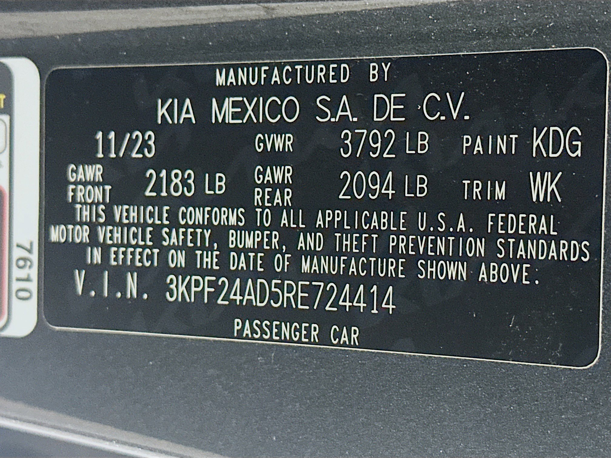 Used 2024 Kia Forte LXS FWD image 12