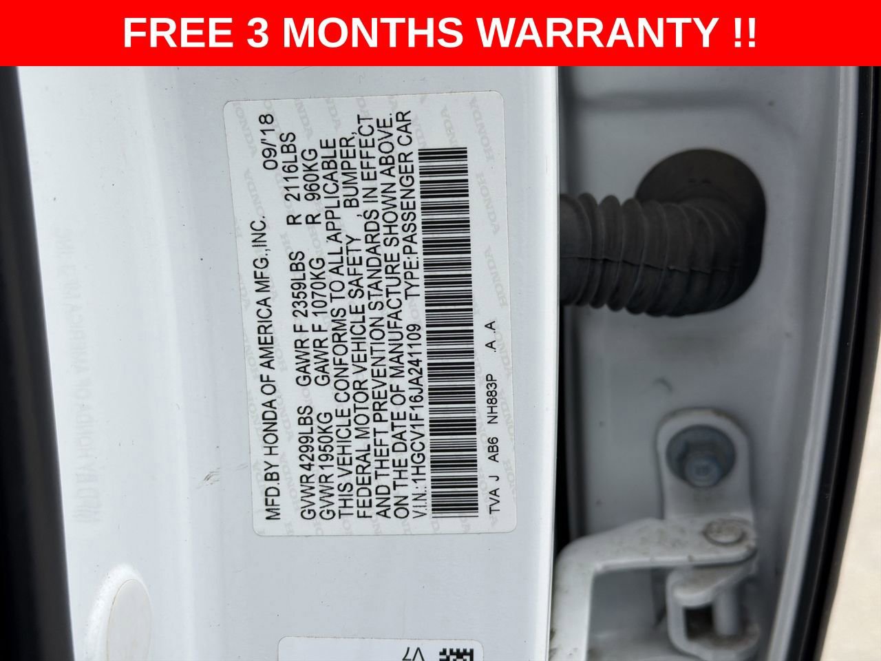 Used 2018 Honda Accord LX image 23