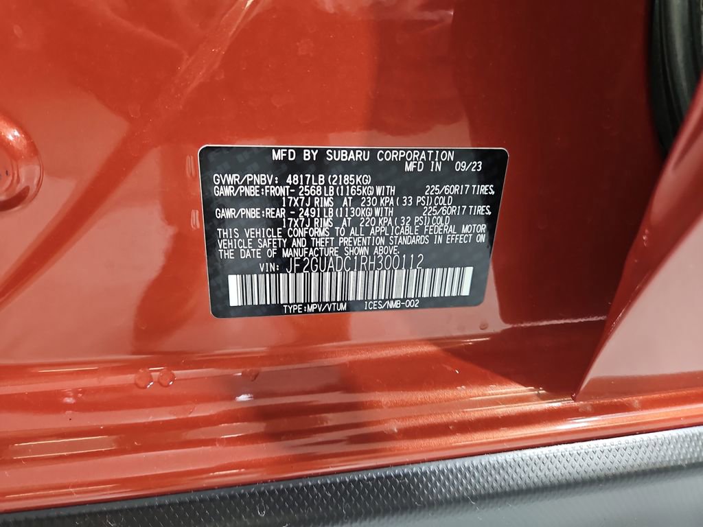 Certified 2024 Subaru Crosstrek 2.0i Premium AWD/4WD image 30