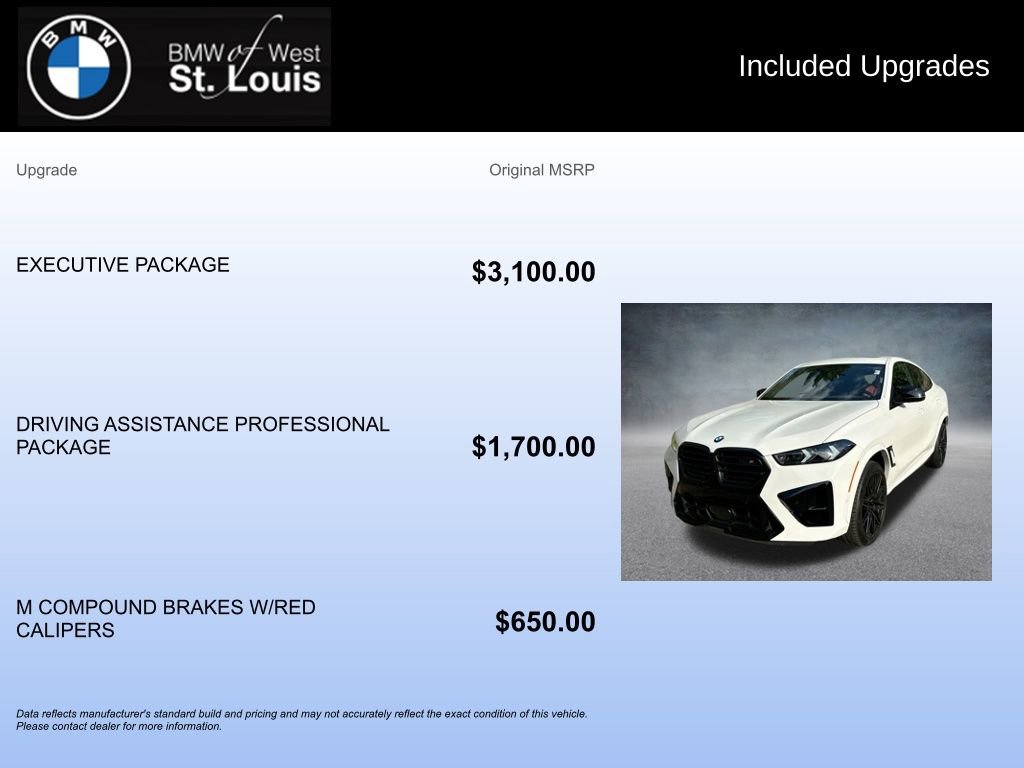 Used 2024 BMW X6 M Competition w/ Executive Package image 20