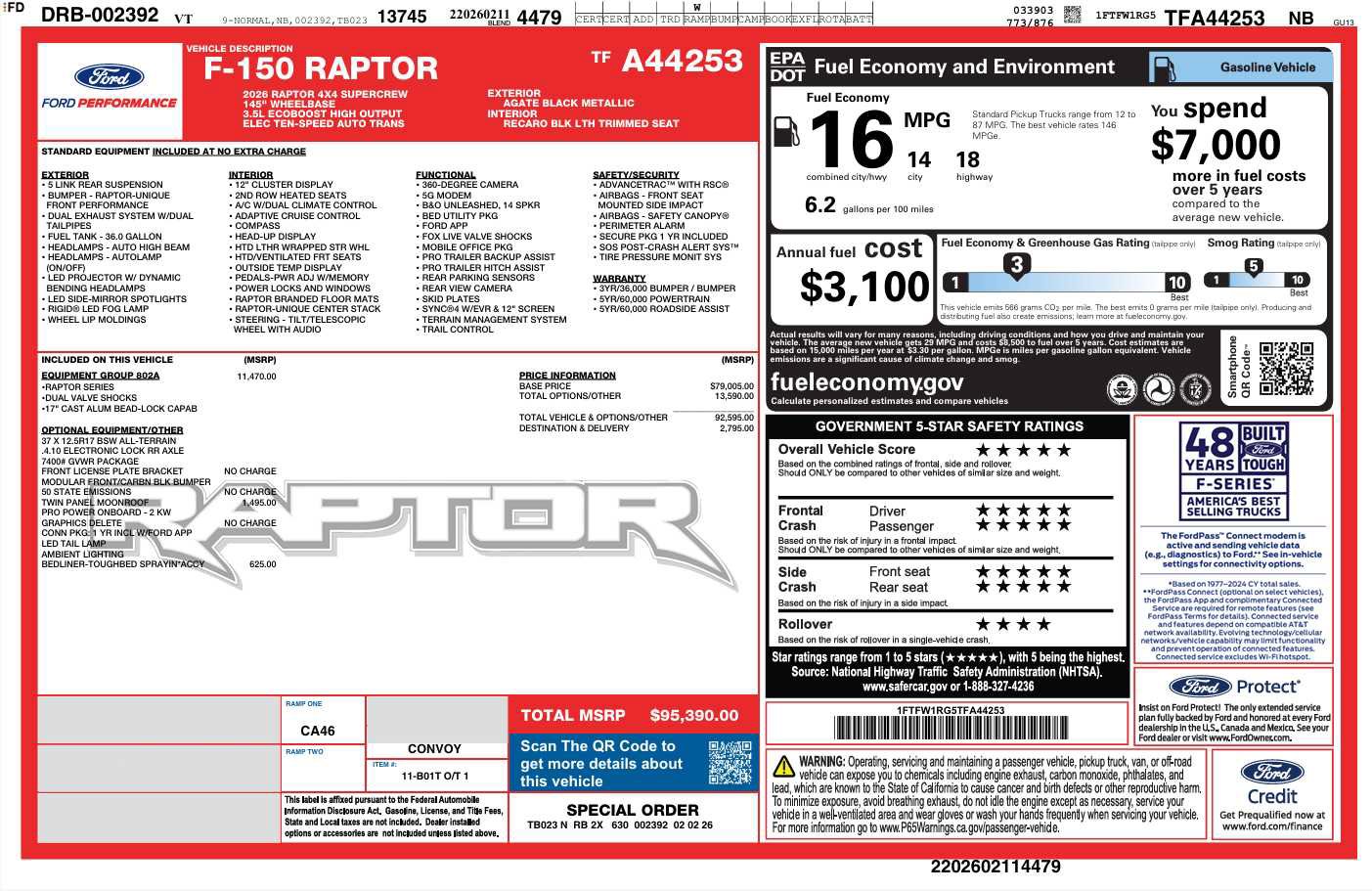 Used 2026 Ford F150 Raptor AWD/4WD image 38