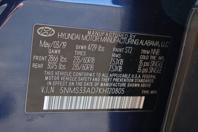 Used 2019 Hyundai Santa Fe SEL image 27