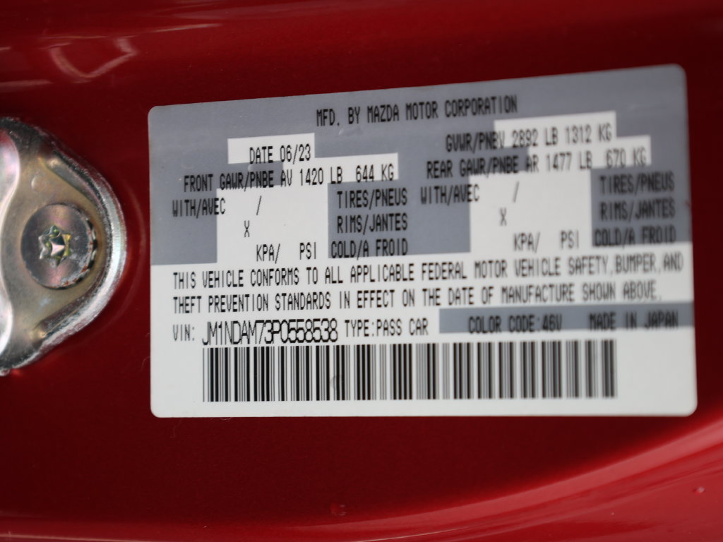 Used 2023 MAZDA MX-5 Miata Grand Touring RWD image 31