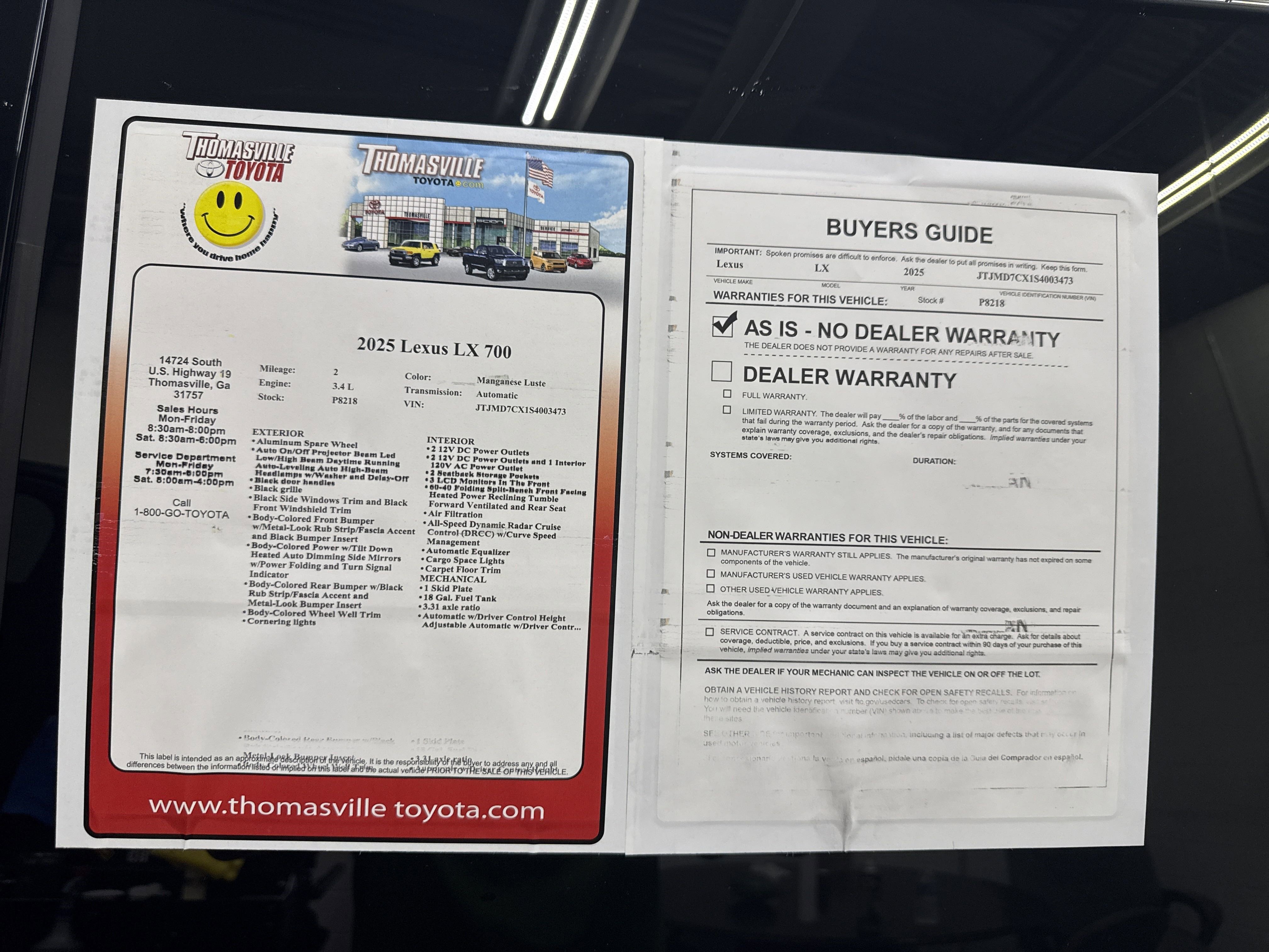 Used 2025 Lexus LX 700h F Sport image 43